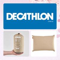 ราคา โปรโมชั่น Decathlon Quechua Memory Foam Pillow หมอน หมอนเมมโมรี่โฟม สำหรับการตั้งแคมป์ รุ่น ULTIM COMFORT (19142407137)