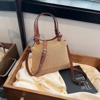 ราคา Azzo Meiฤดูร้อน 2024 ลายกระเป๋าผู้หญิงแฟชั่นTote Softหญ้าเดี่ยวรากไหล่Crossbody Satchel (22491277015)