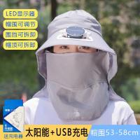 ราคา SENCHI丨หมวกพลังงานแสงอาทิตย์หมวกพลังงานแสงอาทิตย์พัดลมชาร์จไฟได้หมวกติดพัดลมใส่น้ำชาเรือนกระจกสำหรับทำงานในฟาร์มและในฤดูร้อน (21896775837)