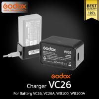 ราคา Godox Charger VC26 For Battery VB26 VB26A WB100 WB100A สำหรับแฟลช V1 V860III AD100Pro MF R76 etc (11965703024)