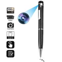 ราคา กล้องปากกาขนาดเล็กปากกากล้องถ่ายรูปแบบพกพาไมโครกล้องดีวีอาร์1080P HD บันทึกวิดีโอและเสียงสำหรับความปลอดภัยในบ้านออฟฟิศปุ่มเดี (18026578844)