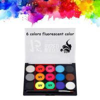 ราคา Rex TT วันฮาโลวีน เรืองแสง 12 15 26สีที่ละลายน้ําได้สีร่างกายฮาโลวีนเวิลด์คัพแฟนปาร์ตี้กลางแจ้งสีหน้า (21581499725)