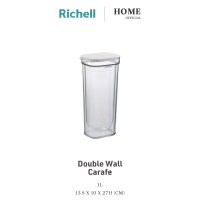 ราคา Richell Home Double wall Carafe เหยือกน้ำทรงกระบอก 2 ชั้น ทรงสูง เหยือกน้ำเย็น รักษาอุณหภูมิให้เครื่องดื่มเย็น ไม่เกิดไอน้ำรอบเหยือก เหยือกน้ำสองชั้น เหยือกน้ำทรงสูง เหยือกเก็บความเย็น (22526566700)