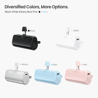 ราคา Veger P5 L Pro Powerbank แบตเตอรี่สำรอง หัวชาร์จสำหรับไอโฟน ความจุ5000mAh แบตสำรองชาร์จเร็ว PD20W ไฟแสดงสถานะ จอLED (21796688147)