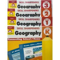 ราคา Evan Moor Skill Sharpeners Geography PreK Grade K Grade 1 Grade 2 Grade3 (19584998091)