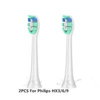 ราคา แปรงไฟฟ้า คุณภาพสูง ฟิลิปส์ หัวแปรงสีฟันไฟฟ้า สำหรับเปลี่ยน Replaceable Toothbrush Heads For Philips Sonicare HX3220 HX8920 HX6710 HX9100 With Caps Suitable For HX3 HX6 HX8 HX9 series Toothbrush Head 