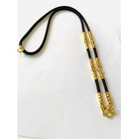 ราคา สร้อยคอเชือกร่มขนาด 3 5มิลคล้องหน้า5หลัง1 ข้อทองเลเซอร์ทนทานแข็งแรง รับน้ำหนักได้มาก ความยาวสวมได้28นิ้ว (22678685653)