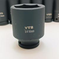 ราคา ลูกบล็อกยาว บล็อกลม 3 4 6หุน เบอร์ 45 มม สำหรับ บล็อกลม บล็อกแบต บล็อกไฟฟ้า IMPACT SOCKET (19717103070)