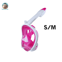 ราคา หน้ากากดำน้ำ แบบเต็มหน้า snorkeling mask ไม่ต้องคาบท่อหายใจ พร้อมขาติดกล้อง ไม่ขึ้นฝ้า สำหรับ เด็ก และ ผู้ใหญ่ ส่งจากไทย พร้อมส่ง ส่งไว (21376413258)