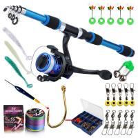 ราคา ชุดอุปกรณ์ตกปลา sougayilang คันเบ็ดตกปลารอกตกปลาชุดเบ็ดตกปลา 180 ซม คันเบ็ดตกปลาพร้อมรอก เบ็ดตก ปลา ครบชุด รอกตกปลาสปินรอกรอกตกปลา (22535825842)