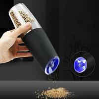 ราคา เครื่องบดเกลืออัตโนมัติ เครื่องบดพริกไทยไฟฟ้า ที่บดพริกไทย ที่บดเครื่องเทศ บดสมุนไพร บดพริกไทย ขวดพริกไทย เครื่องบดพริกไทย (22705726535)