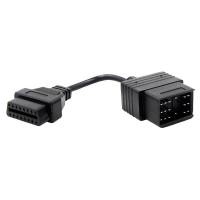 ราคา Car OBD II Cable for Toyota 17Pin to 16Pin OBD 2 Female Diagnostic Connector for Toyota 17 Pin OBDII Adapter (15876878993)