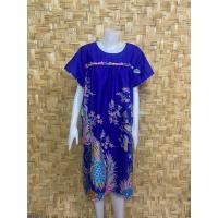 ราคา ชุดกระโปรง ชุดนอน ชุดอยู่บ้าน แขนสั้น ผ้าปาเต๊ะ สีสันสดใส ใส่สบาย ไม่ตกสี ขนาดฟรีไซร์ สิ้นค้าลายมาใหม่ (22669944970)