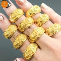 ราคา เหมือนจริงที่สุด แหวนทองผู้ชาย ลายมังกรทองใหญ่ แหวนทอง เทียบทองจริง 24K แหวนทองไมครอน แหวนผู้ชาย เครื่องประกับ ทอง ทองปลอม (9465375315)