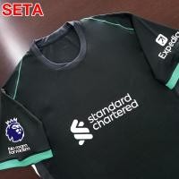 ราคา เสื้อฟุตบอลสโมสร ทีม ลิเวอร์พูล เยือน สีดำ ล่าสุดปี 2024 25 AA0116 เกรดแฟนบอล รับทำชื่อ เบอร์ ไซส์เอเชีย XS 4XL (22602255976)