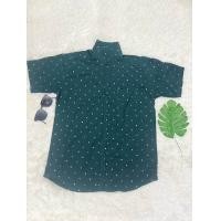 ราคา เสื้อเชิ้ตแขนสั้น พิมพ์ลายสมอเรือใบ (21959852714)
