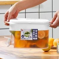 ราคา SSVFED ตู้เย็นในตู้เย็น กาต้มน้ำสำหรับน้ำเย็น 3 5L ความจุขนาดใหญ่ พลาสติกทำจากพลาสติก กาต้มน้ำชาผลไม้ชงเย็น ถังใส่น้ำแข็ง พร้อมก๊อกน้ำและก๊อกน้ำ กาต้มน้ำเก็บน้ำ ปิกนิกในครัวเรือน (22146379098)