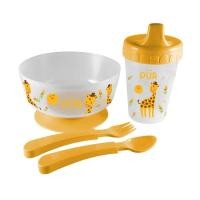 ราคา Pur ชุดชามหัดทานอาหาร พร้อมถ้วยหัดดื่ม ลาย สัตว์แฮปปี้ 6m (529990642)