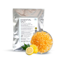 ราคา 1kg ไทยครีม เกลือแช่ตัวในอ่างอาบน้ำ เลมอนที แช่เท้า เกลือแช่เท้า foot spa foot soak thaicream essential salt lemon tea (22838425930)