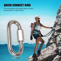 ราคา สแตนเลสเกลียวล็อค Quick Links โซ่ตะขอเกี่ยวเชือกไต่เขาตะขอคล้อง (8313442087)