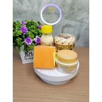 ราคา เซต 4ชิ้น ทานาคา ช่วยลดเลือนฝ้า บำรุงผิวหน้า แป้งพอกทานาคา โลชั่นทานาคา ทานาคาพุดดิ้งครีมผสมกันแดด สบู่ส้ม การอง (22636193942)