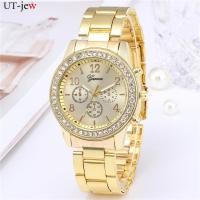 ราคา นาฬิกาข้อมือประดับเพชรสตั๊ดง่ายต่อการจดจำนาฬิกาข้อมือสำหรับผู้ชายผู้หญิงสุภาพบุรุษ (19825604355)