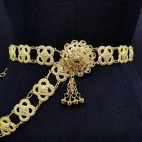 ราคา March jewelry เข็มขัดเงินโบราณผู้หญิงดูดีเครื่องประดับชาติพันธุ์ไทยโบราณเงินรมดำเข็มขัดเงินใส่กับชุด (21657137186)