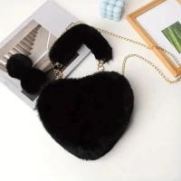 ราคา กระเป๋าผู้หญิงทรงหัวใจทำจากผ้ากำมะหยี่ขนกระเป๋าตาข่ายรูปหัวใจสีพีชกระเป๋าสายไหล่เดียวแบบสะพายเฉียงลำตัว (21431407438)