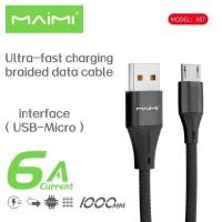ราคา สายชาร์จเร็ว Maimi fast flash รุ่น X87สาย USB ยาว 1 เมตร FOR Type C PD MICRO Type C to Type C ของแท้ 100 (22586720147)