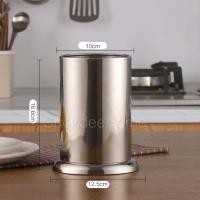 ราคา กระบอกใส่ช้อนสแตนเลส แบบเรียบไม่มีลาย มีรูด้านล่าง ขนาด10 11 13cm ที่ใส่ช้อน กระบอกใส่ช้อนส้อม (21416670413)