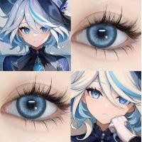 ราคา จัดส่งภายใน 24 ชั่วโมง คอนแทคเลนส์ Shimmer Chestnut Blue Wink ขนาดบิ๊กอาย Contact lens cosplay (22563665851)