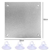 ราคา แผ่นบังแดดอลูมิเนียมฟอยล์กันยูวีกันน้ำฟิล์มบังแดดหน้าต่างระเบียงบ้านสำนักงานแผ่นป้องกันแสงแดด50 50 30 100ซม (22130559363)