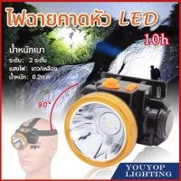 ราคา ไฟฉายคาดหัว ไฟคาดหัว ชาร์จไฟได้ แสงไฟขาว ไฟฉาย LED ใช้งานง่าย ไฟกรีดยาง ไฟส่องกบ ไฟส่องปลา หัวไฟฉาย (22217245300)