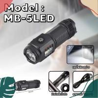ราคา สินค้าใหม่ ไฟฉายแรงสูง ไฟฉาย led น้ำหนักเบา Flashlights Miniไฟฉายสว่างมาก มีเเบตในตัว usb charge 3mode กดค้าง (22770437689)