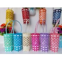 ราคา กระเป๋าสาน กะเป๋าสานเส้นพลาสติก กะเป๋าใส่แก้วเยติ ขวดน้ำ แก้วน้ำ 30 ออนด์ หวานสลับขาส เส้นสานพลาสติก (4167274068)