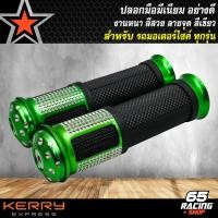 ราคา ปลอกมือปลอกแฮนด์ปลอกมือมอไซค์ปลอกมือมีเนียม ลายจุด สีเขียว (17281250454)