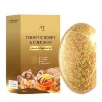 ราคา สบู่ตั๊ก TURMERIC HONEY GOLD SOAP (22250159797)