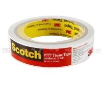 ราคา 3MTissue Tape เทปกาวสองหน้าบาง 3M Scotch 777 ขนาด 1 4 1 2 3 4 1 นิ้ว ยาว10เมตร 1ม้วน (14024914396)