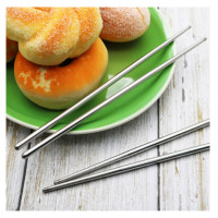 ราคา ตะเกียบ ตะเกียบสแตนเลสเกรด304 ตะเกียบสแตนเลส สวย เงางาม อย่างดี 5 คู่ (2963624553)