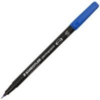 ราคา STAEDTLER ปากกาเขียนแผ่นใสลบไม่ได้ ขนาด 0 4 มม สีน้ำเงิน (17983634063)