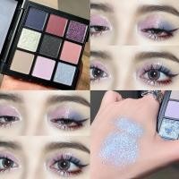 ราคา อายแชโดว์เนื้อแมท พาเลตต์ 9 สี อายแชโดว์เนื้อชิมเมอร์ กลิตเตอร์ ติดทนนาน เมคอัพ เครื่องสำอาง (22725718079)