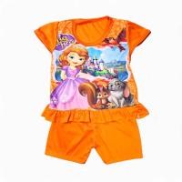 ราคา ชุดเซ็ตเด็ก เสื้อแขนสั้น แขนระบาย กางเกงขาสั้น ผ้าไมโคร ลายการ์ตูนน่ารัก ชุดเด็กผู้หญิง 6 เดือน 2 ขวบ FAS0015 (22396341913)
