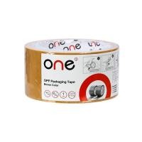 ราคา เทปปิดกล่อง 48 มม x45 หลา สีชา ONE (7170660366)