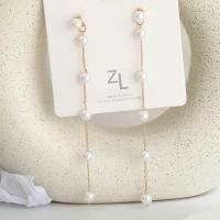ราคา ต่างหูแบบยาว ห้อยมุก5เม็ด Sasa Earrings รหัสER17 (22876859300)
