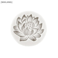 ราคา MAILANG แม่พิมพ์ซิลิโคนทรงดอกบัวขนาดใหญ่ขนาดกลางและขนาดเล็กแม่พิมพ์ตกแต่งเค้กฟองดองช็อกโกแลตฟองดอง (22581957756)