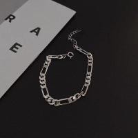ราคา กำไลเงินสร้อยข้อมือผู้ชายดีไซน์เรียบง่ายอุปกรณ์เสริมมือสำหรับผู้ชาย (22802662251)