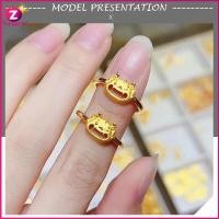 ราคา แหวน แหวนทองมังกรน้อย การ์ตูนสดสาวโชคดีน่ารักเปิดแหวน Zackaree (21388704556)