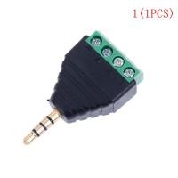 ราคา Potey ขั้วต่อสกรูสเตอริโอ Av 4ขั้ว3 5มม หัวเชื่อมปลั๊กขั้ว4pin ตัวผู้ (19383729541)