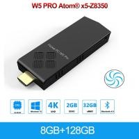 ราคา W5 PRO Mini PC มินิพีซี CPU Intel X5 Z8350 1 92Ghz 2 4G 5G Dual WiFi บลูทู ธ 4 2 RJ45 พัดลมในตัวไมโครพีซี Gigabit อินเทอร์เน็ตมินิคอมพิวเตอร์ TV Stick Computer (21722172086)