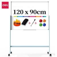 ราคา ของขวัญฟรี Deli 60x90 90x120cm อุปกรณ์สำนักงาน กระดานไวท์บอร์ดขาตั้ง กระดานแม่เหล็ก กระดานไวท์บอร์ด Mobile Whiteboard (21539241268)